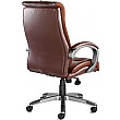 Carini Leather Faced managers Chair