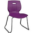 Scholar Premium Skid Base Chair - Purple