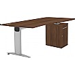 Protocol iBeam Wave Desk With Cupboard Pedestal