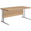 Gravity Standard Cantilever Double Wave Bow Desk