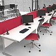 Solar Cantilever Rectangular Desks With Desk High Pedestal