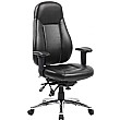 Beta 24 Hour Black Leather Task Chairs