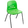 Pepperpot Education Stacking Chair - Green