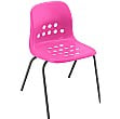Pepperpot Education Stacking Chair - Pink