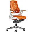 Jett Elastomer Operator Chair - Orange