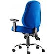 Tornado Blue Task Chair - Back