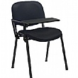 Swift Vinyl Conference Chair with Black Frame with Plastic Writing Tablet (Pack of 4 Chairs)