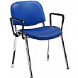 Swift Vinyl Conference Chair with Chrome Frame with Arms (Pack of 4 Chairs)
