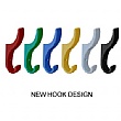 Multi-Coloured Classroom Coat Hook Rails