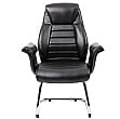 Jersey  Executive Leather Faced Visitor Armchairs