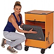 MM100 Coloured Mobile Multi-Media Cabinet