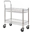 Chrome Plated Wire Tray Trolley
