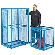 Blue Security Cages