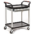 Proplaz 2 Shelf Trolley With Drawers