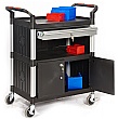 Proplaz Cabinet Trolley With Drawer