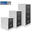 Silverline Two Tone Kontrax Filing Cabinets