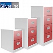 Silverline Two Tone Kontrax Filing Cabinets