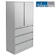 Silverline Combi:Store Cupboard & Drawer Combinati