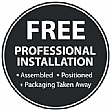 Commerce II Deluxe Ergonomic Office Desks With Fixed Pedestal