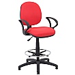 Comfort Fabric Draughtsman Chairs