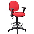 Comfort Fabric Draughtsman Chairs