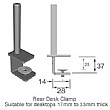 Rear of Desk Clamp