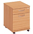Commerce II 2 Drawer Low Mobile Pedestals