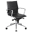 Abbey Medium Back Designer Leather Office Chair