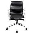 Abbey Medium Back Designer Leather Office Chair