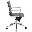 Abbey Medium Back Designer Leather Office Chair