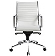 Abbey Medium Back Designer Leather Office Chair