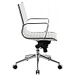 Abbey Medium Back Designer Leather Office Chair