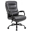 Citadel Bariatric 27 Stone 24 Hour Leather Faced Manager Chair