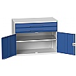 Bott Verso Drawer Cabinets - 1050mm Wide x 800mm High - 2 Drawers With Cupboard