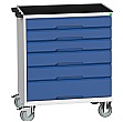 Bott Verso Mobile Roller Cabinets 800W - 6 Drawers