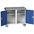 Bott Verso Mobile Maintenance Trolley - 2 Cupboards