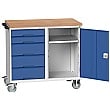 Bott Verso Mobile Maintenance Trolley Cupboard With 5 Drawers