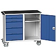 Bott Verso Mobile Maintenance Trolley Cupboard With 5 Drawers