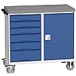 Bott Verso Mobile Maintenance Trolley - Cupboard With 6 Drawers