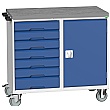 Bott Verso Mobile Maintenance Trolley Cupboard With 7 Drawers