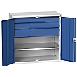 Bott Verso Kitted Cupboard 1050W 1 Shelf and 3 Drawers