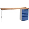 Bott Verso Pedestal Benches - 525mm Pedestal With 7 Drawers