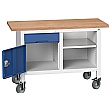 Bott Verso Mobile Storage Benches - 1250mm With Cupboard & Drawer