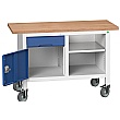 Bott Verso Mobile Storage Benches - 1250mm With Cupboard & Drawer