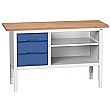 Bott Verso Storage Benches - 1500mm With 3 Drawers