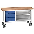 Bott Verso Mobile Storage Benches - 1500mm With 3 Drawers