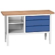 Bott Verso Storage Benches - 1500mm With 3 Wide Drawers