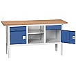 Bott Verso Storage Benches - 1750mm With 2 Cupboard & 2 Drawers