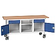 Bott Verso Mobile Storage Benches - 1750mm With 2 Cupboards & 2 Drawers