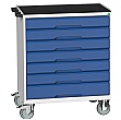 Bott Verso Mobile Roller Cabinets 800W - 7 Drawers